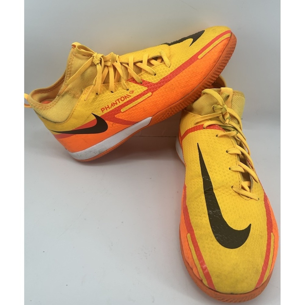 Nike Phantom GT2 Academy Indoor Sneakers Orange‎ DC0815-808 Youth Size 6Y